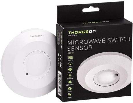 Enzo Thorgeon Radar-Bewegungsmelder Deckenaufbau 360 Grad weiß – 3900540