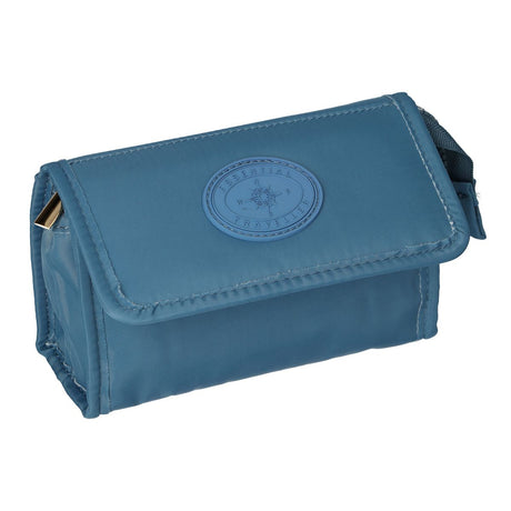 Reisespiegeltasche Essentials blau 16,5 cm x 11 cm