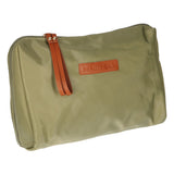 Traveller Kulturbeutel Kosmetiktasche Grün Braun 30cm x 20cm