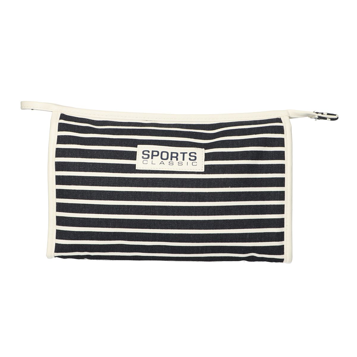 Reise-Kulturbeutel, gestreift, blau, sportlich, klassisch, 30 x 20 cm