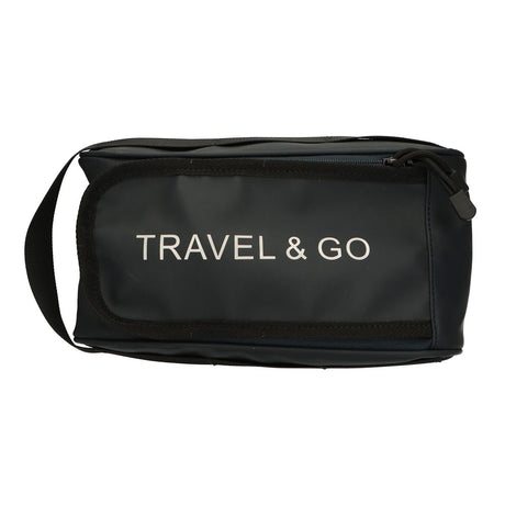 Traveller toilettas travel go donkerblauw 15,5cm x 13,5cm