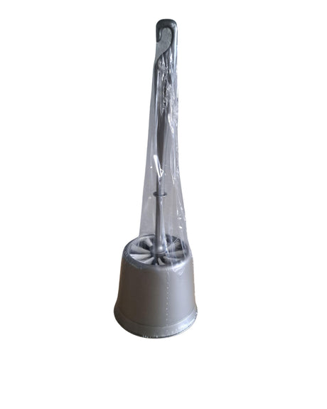 Toilettenbürste mit Halter grau