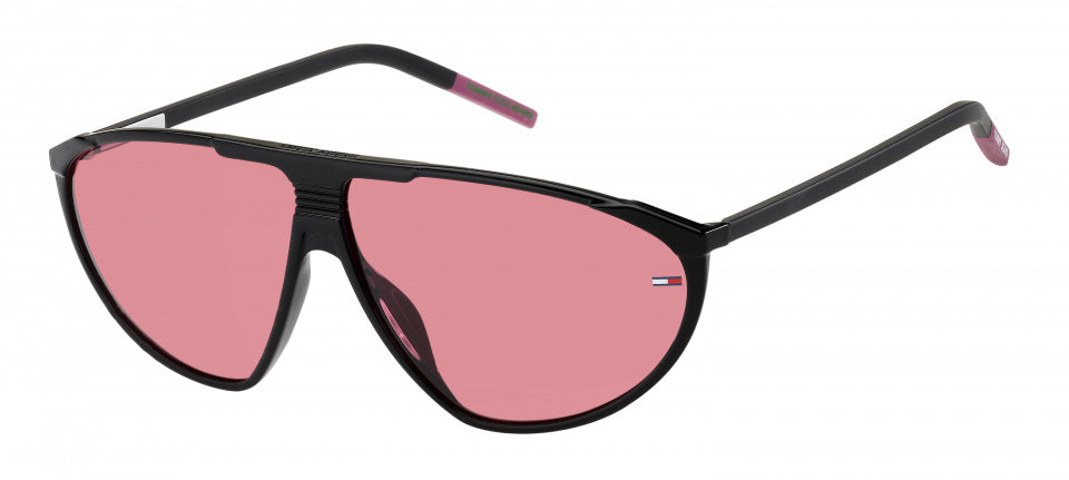 Tommy Hilfiger Sonnenbrille 0027 S Unisex Kat.3 Nylon schwarz rosa