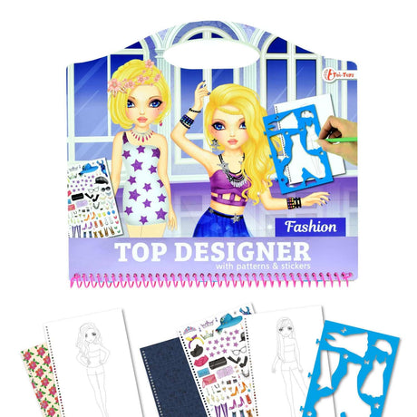 Toi-toys Top-Designer-Modebuch mit Vorlagen
