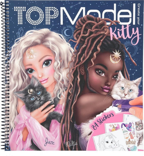 Van der Doelen Topmodel – Kreieren Sie Ihr Kätzchen im Mondlicht-Malbuch
