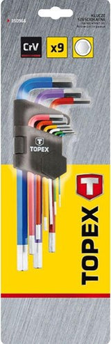 Topex Innensechskant-Steckschlüsselsatz 9-teilig lang - 6479035