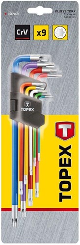 Enzo Topex TX-Schlüsselsatz Torx 9 Stück lang – 6479045