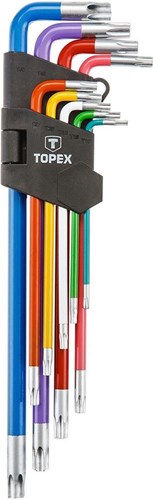 Enzo Topex TX-Schlüsselsatz Torx 9 Stück lang – 6479045