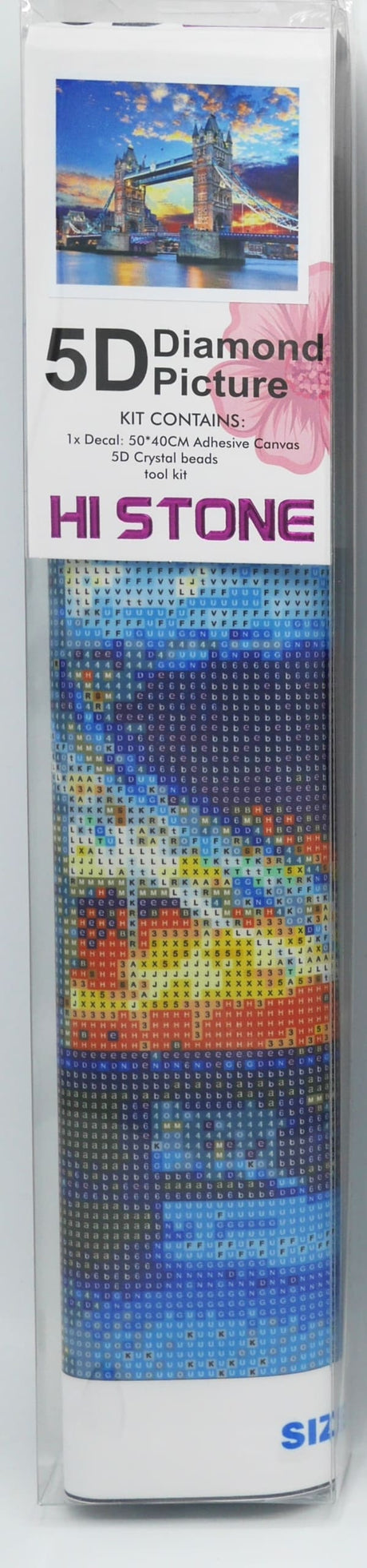 Jonotoys Diamantgemälde – Tower Bridge London – 40 x 50 cm