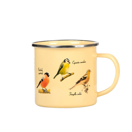 Esschert Design Emaillebecher Vögel