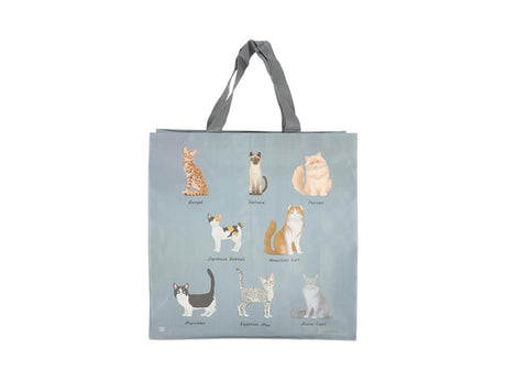 Esschert Design Einkaufstasche Katzenrassen 14,5x39,6xh40,7cm