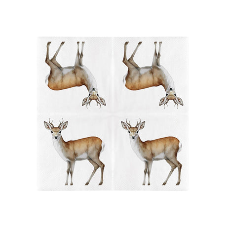Esschert Design Papierservietten Hirsch 33x33cm FSC Mix