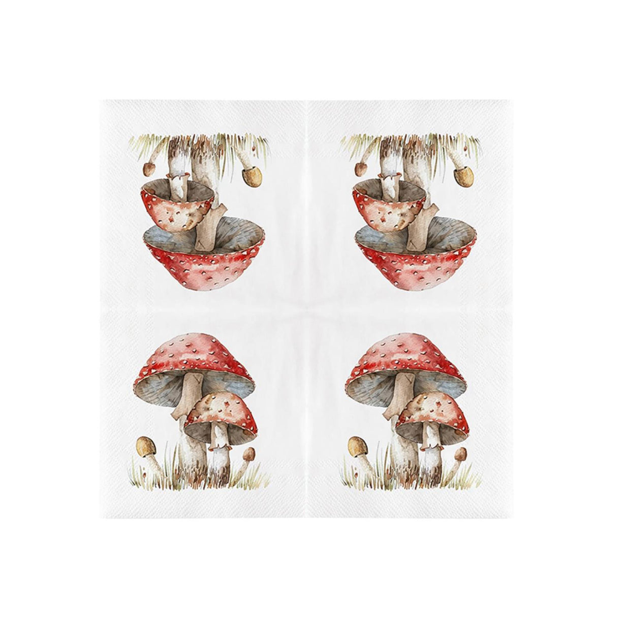 Esschert design papieren servetten vliegenzwam 33x33cm fsc mix