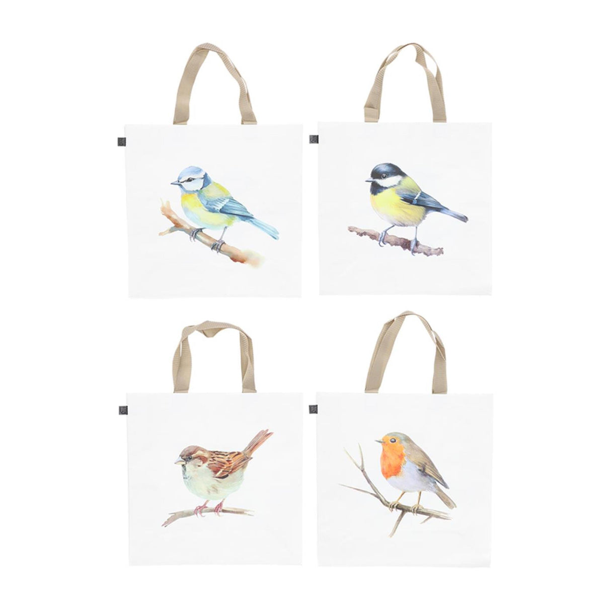 Esschert Design Einkaufstasche Vogel