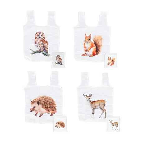 Esschert design opvouwbare tas aquarel bos ass. 39,3x4,5x57,3cm polyester