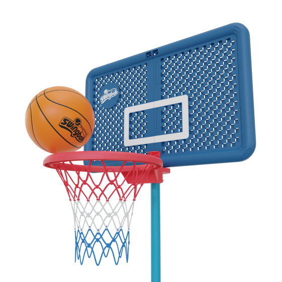 Swingball -Basketballpfosten mit allen oberflächen grundlegenden Dunkelblau
