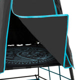 TP Toys Explorer -Kletterturm mit schattigem Spielbereich schwarzblau