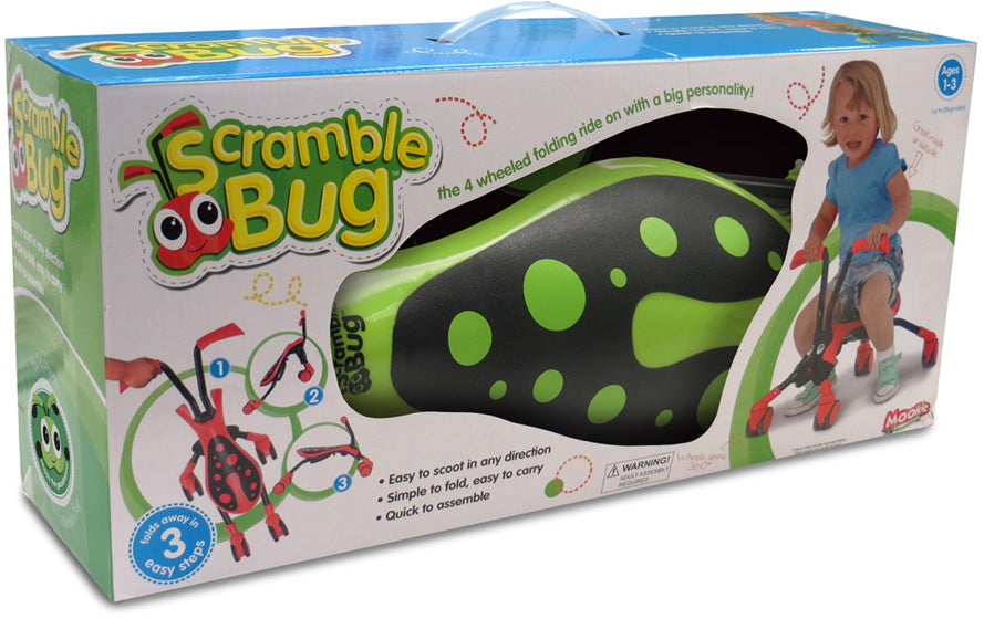 Die Bugs ScrambleBug Hornet mit 4 Rädern Junior Grün Schwarz