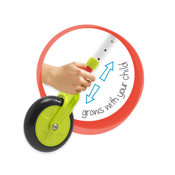 Die Bugs Scuttlebug XL Splicge Rassenrad mit 3 Rädern Junior Turkisgrün