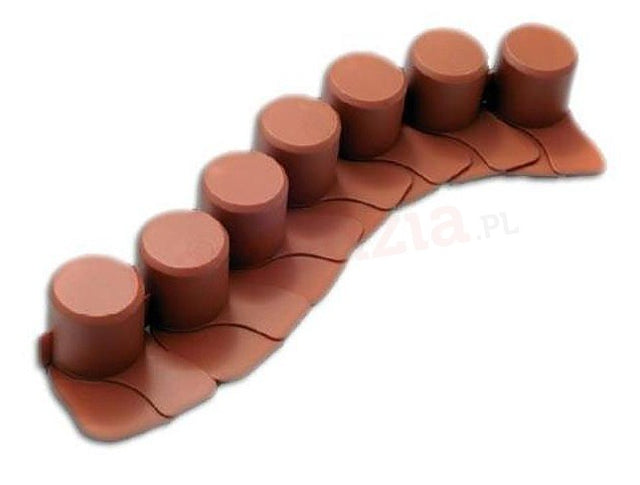 Prosperplast tuinpalisade 7 brons 4,05m
