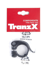 Tranzx -Sitzstiftklemme mit Quick -Teninger 31.8ø Black auf der Karte