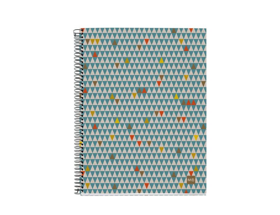 Miquelrius Notebook - Dreiecke - A4 kariert - 120 Seiten