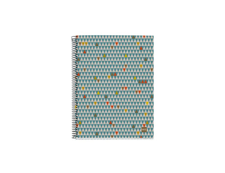 Miquelrius Notebook - Dreiecke - A5 kariert - 120 Seiten