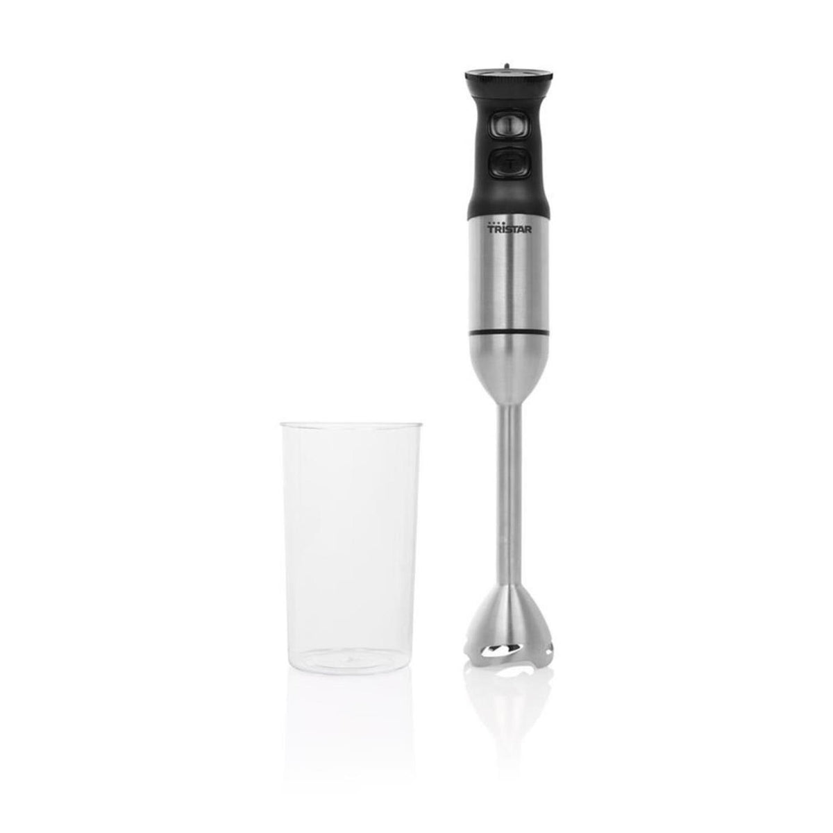 Tristar Stabmixer Edelstahl 1200 W mit Messbecher 600 ml
