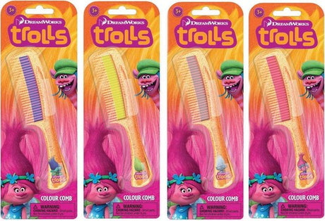 Goliath Trolls Kamm zum Färben Ihrer Haare in 4 verschiedenen Farben