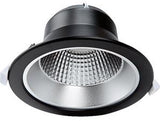 Enzo tronix led downlighter zwart reflector 15w tri-white - led2415