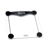 Digitale Personenwaage von Teesa, transparent, bis 180 kg