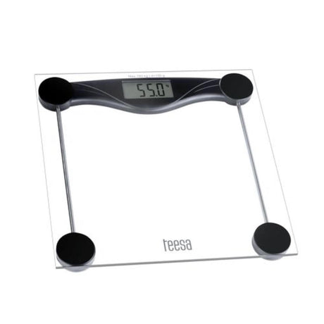 Digitale Personenwaage von Teesa, transparent, bis 180 kg
