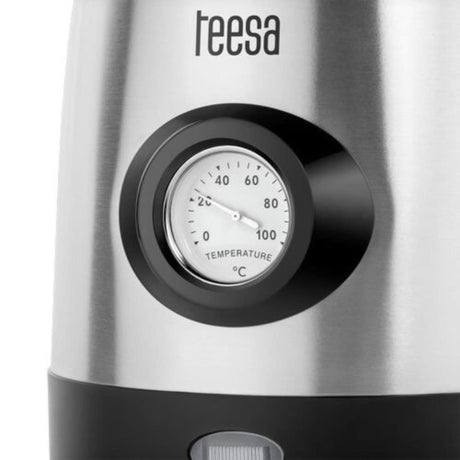 Teesa Edelstahl-Wasserkocher mit Anzeige 1,7 l