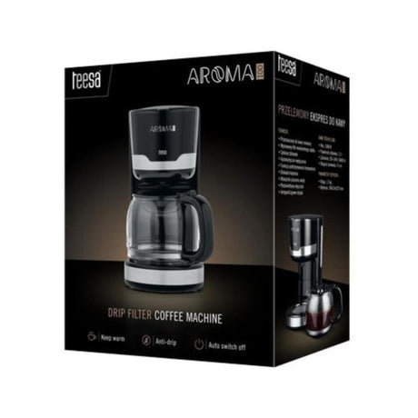 Teesa Kaffeemaschine 1,5l schwarz