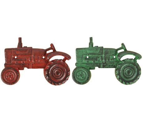 Esschert Design Flaschenöffner Traktor 20x7x13cm rot oder grün
