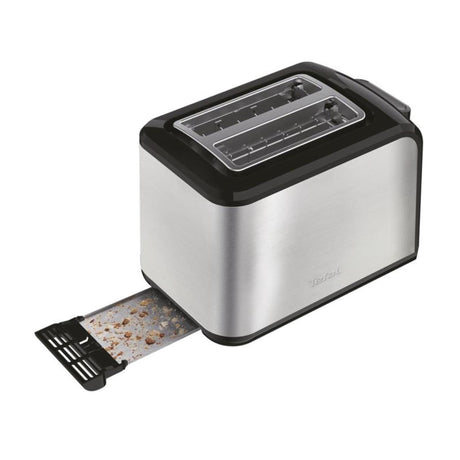Tefal TT410D Express-Toaster 16x26x19 cm 850W Edelstahl schwarz