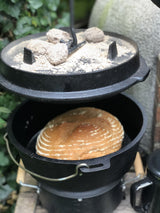 Valhal Dutch Ofen Fritting Pan Gusseisen ohne Beine 8 l