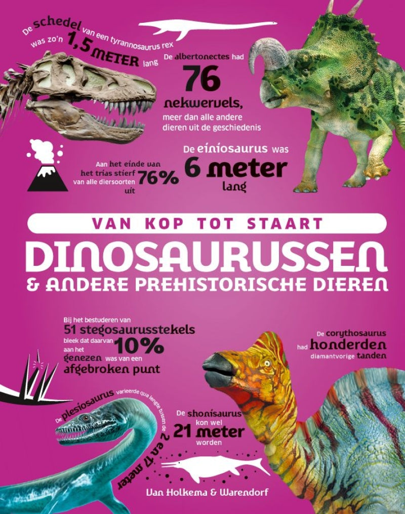 Van Holkemawarendorf von Kopf bis Schwanz: Dinosaurier und andere prähistorische Tiere