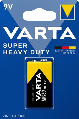 Varta Superlife 9V. Zinkkohlenstoff. jede. (Hangpaket)
