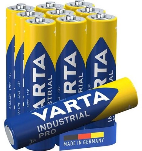 Varta Industrial AAA R03 Tablett 10 Stück – 3015365
