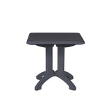 Grosfillex Vega Tisch Kunststoff 80x80cm Anthrazit