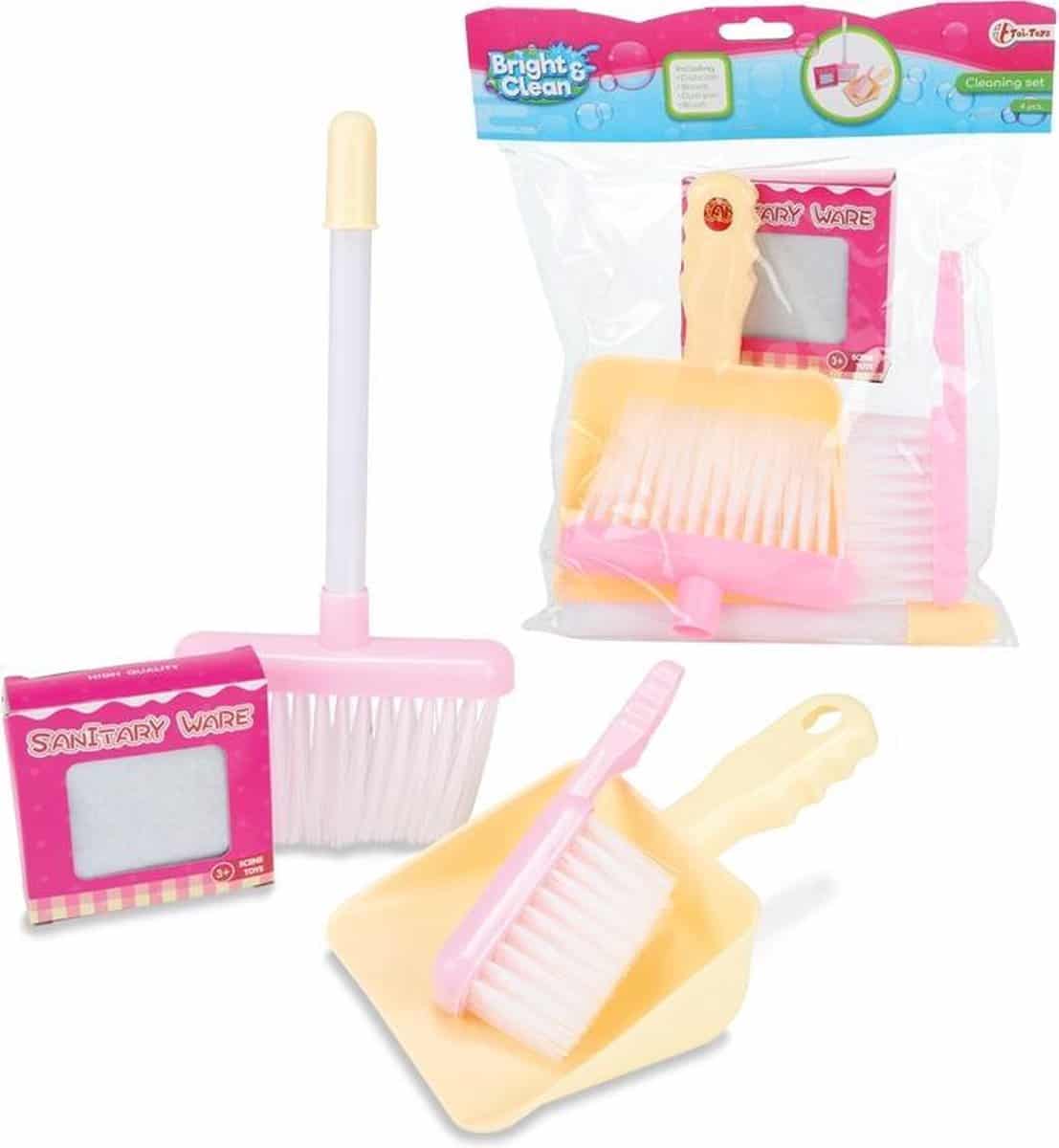 Toi-toys Kehrmaschinen-Set 4-teilig