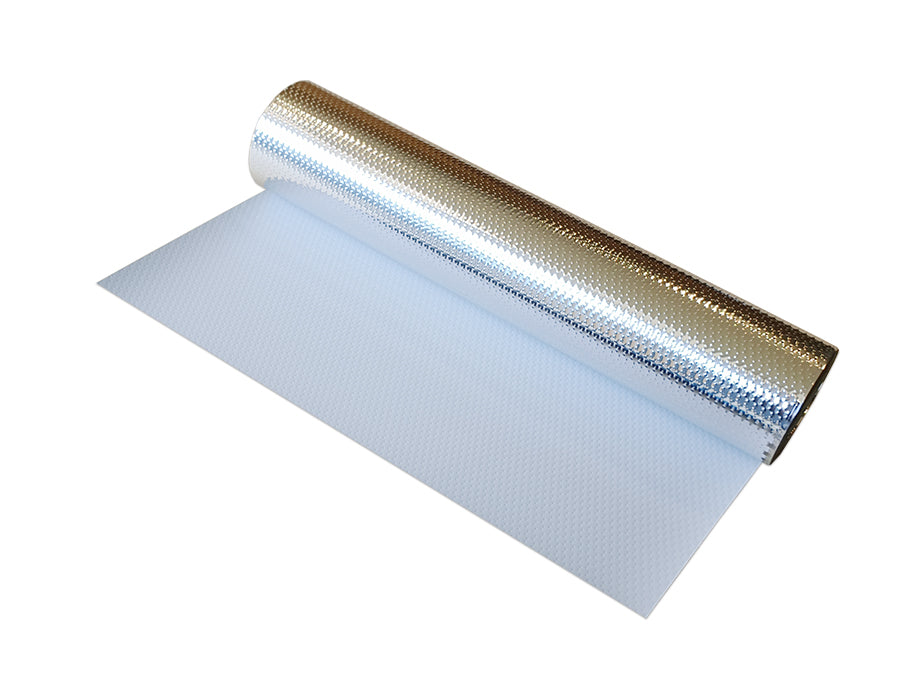Tonzon -Fensterbankfolie - weißes Silber - 20 cm x 5 m