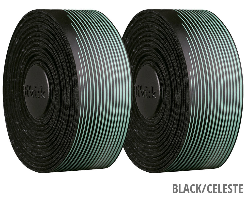 Fizik vento microtex tacky bicolor bar tape | black grey