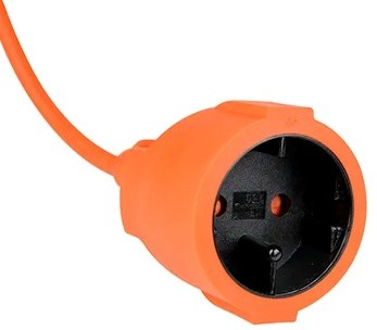 Enzo-Verlängerungskabel | PVC | orange | 2x1,5qmm | 20m | Technik