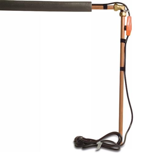 Heizband 8 mtr 128 W komplett eingestellt