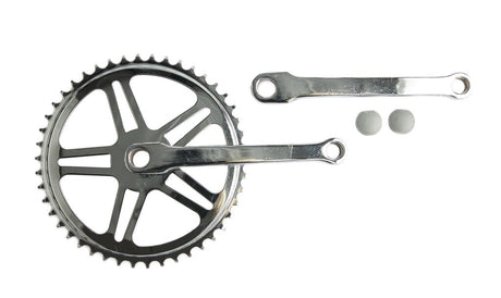 Kurbel Set mit Spiegat 46T 170 mm Silber