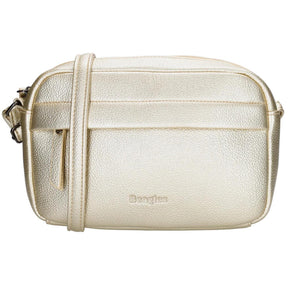 Beagles tarragona schoudertas 13,5x21x6cm lichtgoud