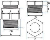 Kabelverschraubung pg16 grau jsl pro Stück – 4081701