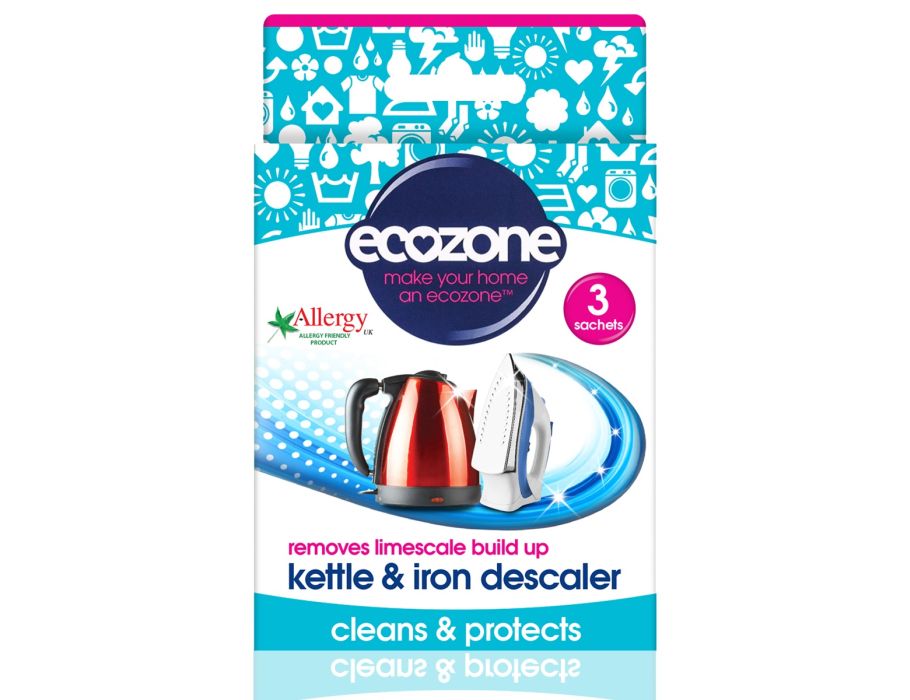 Ecozone Entkalker für Wasserkocher und Bügeleisen 3x0,02kg